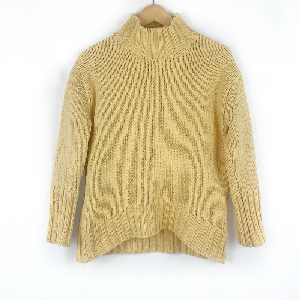 Philosophy Mustard Chenille Turtleneck Sweater